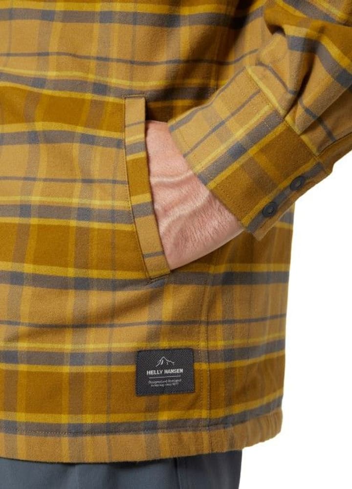 Lifaloft Air Insulated Flannel tikattu paita, ruskea, view: 6