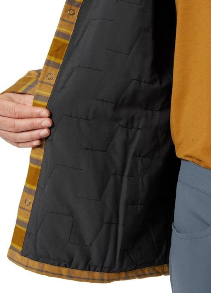 Lifaloft Air Insulated Flannel tikattu paita, ruskea, view: 5