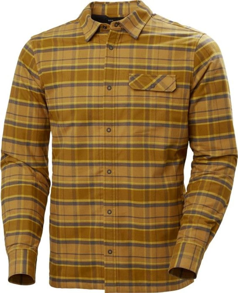 Lifaloft Air Insulated Flannel tikattu paita, ruskea, view: 0