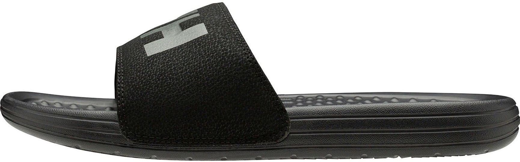 H/H Slide sandaalit, Black / Gunmetal, view: 2