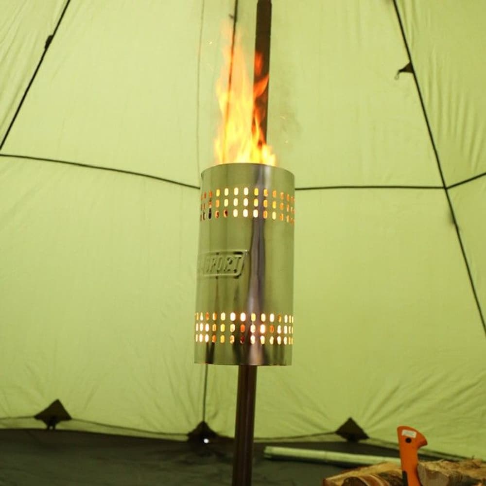 Lavvu poltin kotatelttaan, view: 2