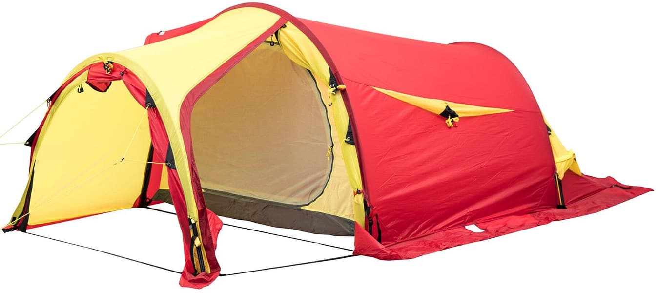 Lofoten X-Trem 3 Camp tunneliteltta, punainen/keltainen, view: 3