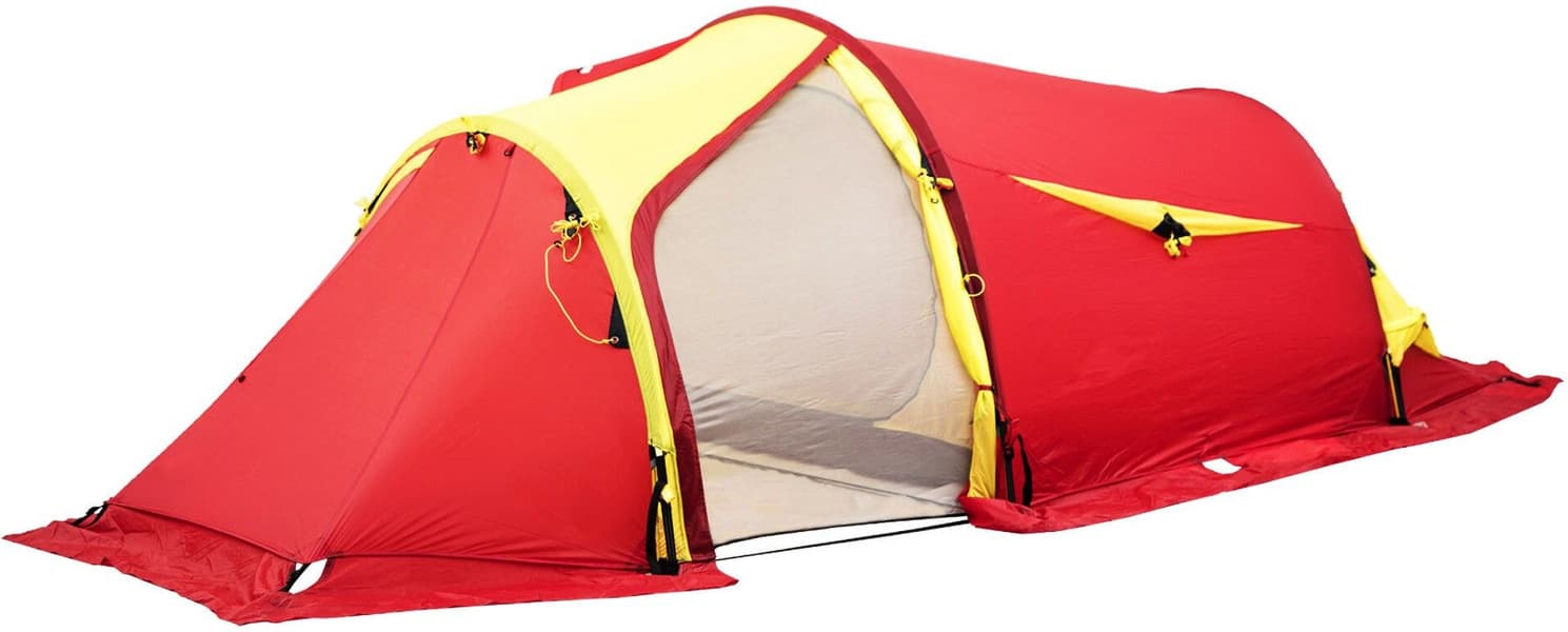 Lofoten X-Trem 3 Camp tunneliteltta, punainen/keltainen, view: 1