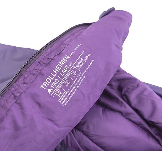 Trollheimen V Lady -6°C naisten makuupussi, violetti, view: 8
