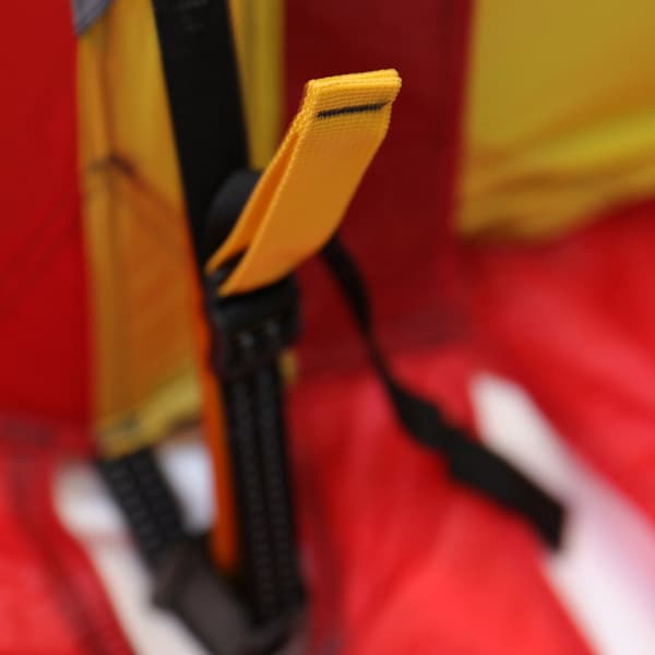 Spitsbergen X-Trem 3 Camp tunneliteltta, punainen/keltainen, view: 14