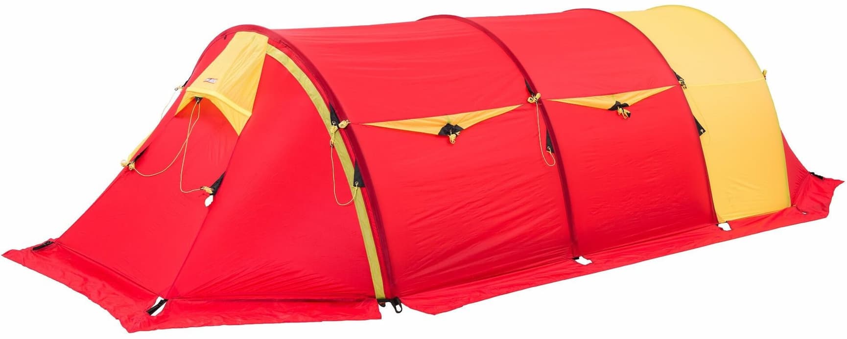 Spitsbergen X-Trem 3 Camp tunneliteltta, punainen/keltainen, view: 4