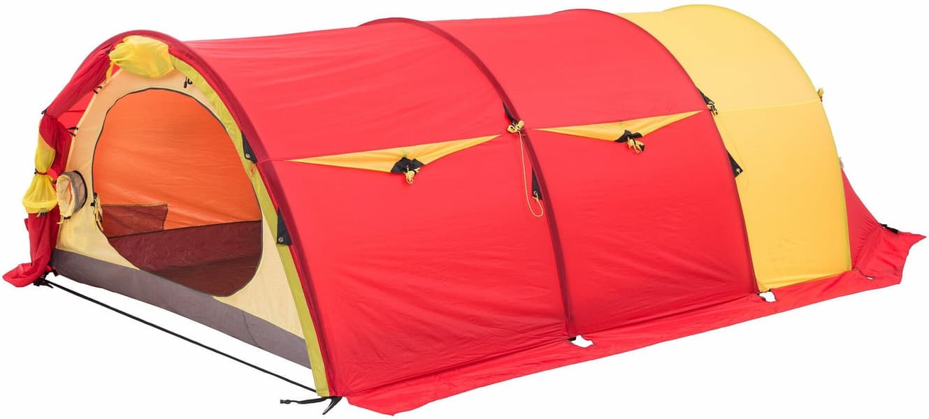Spitsbergen X-Trem 3 Camp tunneliteltta, punainen/keltainen, view: 3