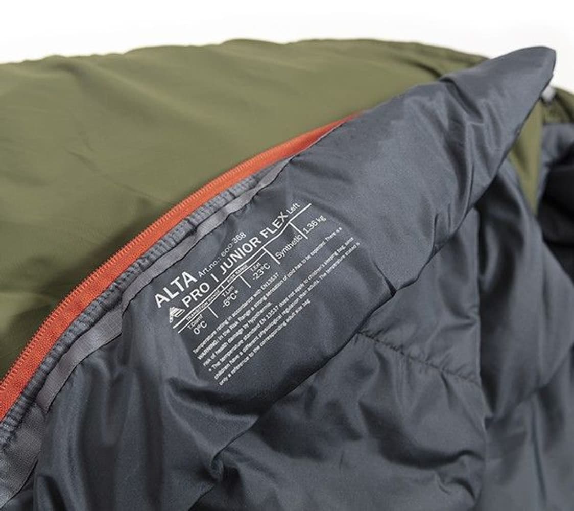 Junior Alta Flex Sleeping Bag -lasten makuupussi, view: 9