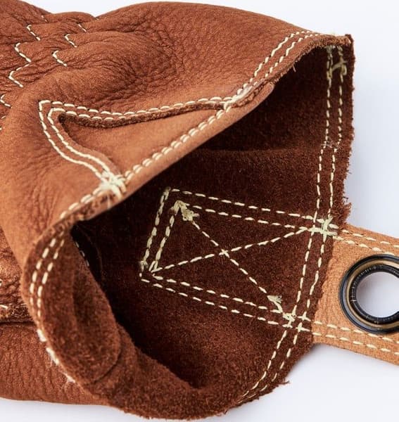 Oden nahkakäsineet, unisex, ruskea, view: 3