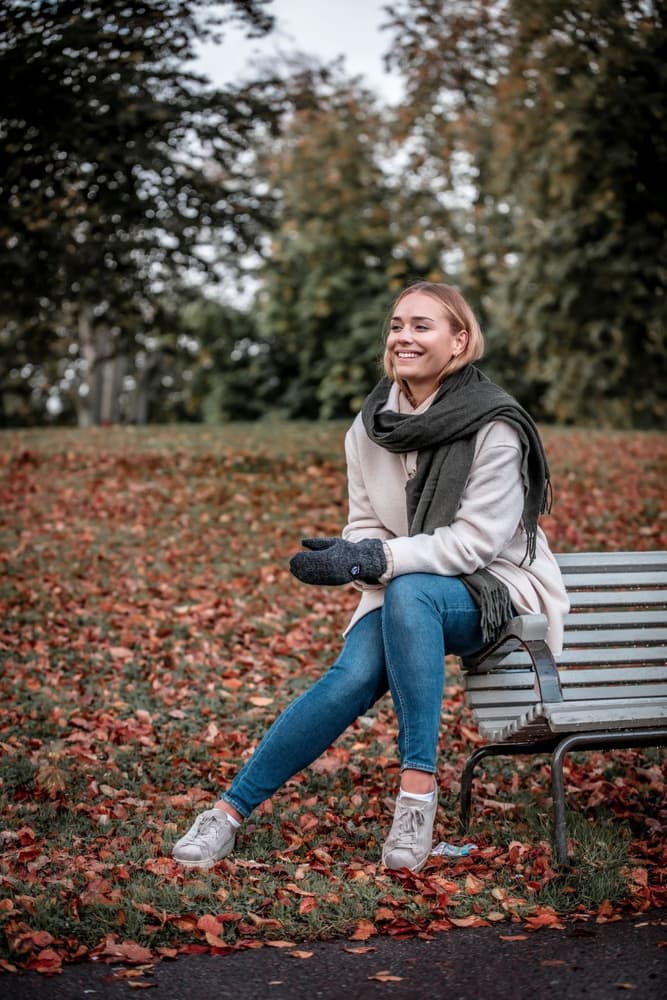 Basic Wool Mitt -villalapaset (Grey), view: 2