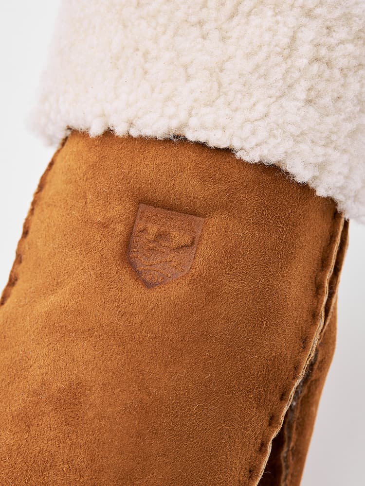 Sheepskin Mitt naisten nahkakintaat, ruskea, view: 1