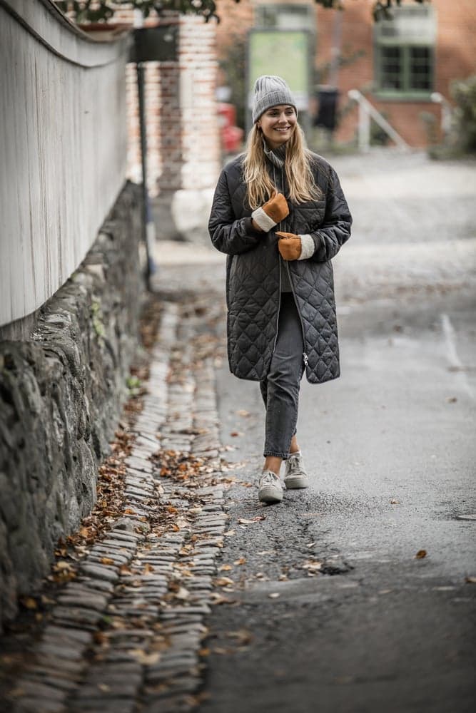 Sheepskin Mitt naisten nahkakintaat, musta, view: 3