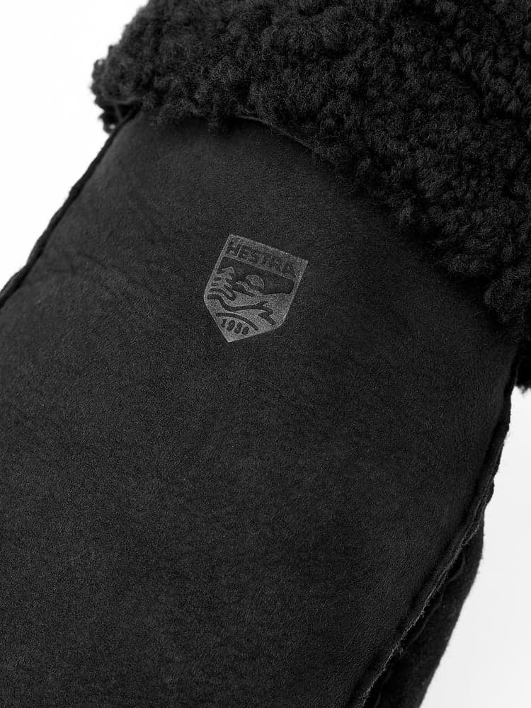 Sheepskin Mitt naisten nahkakintaat, musta, view: 2