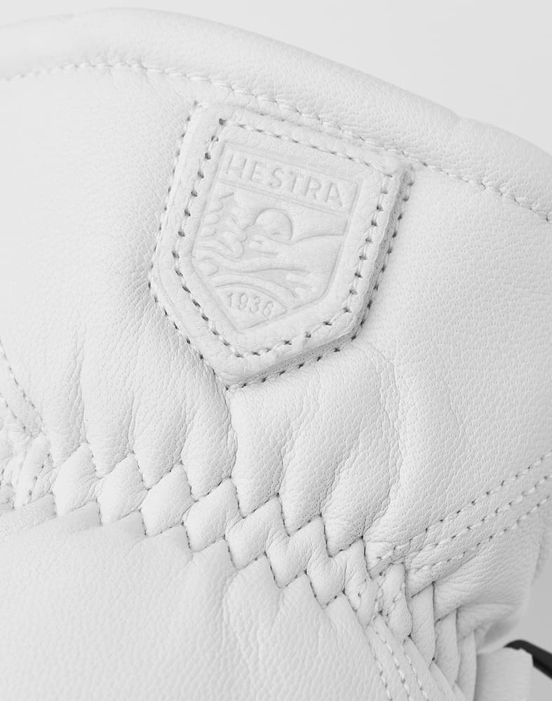 Leather Box -nahkarukkaset, valkoinen, view: 4