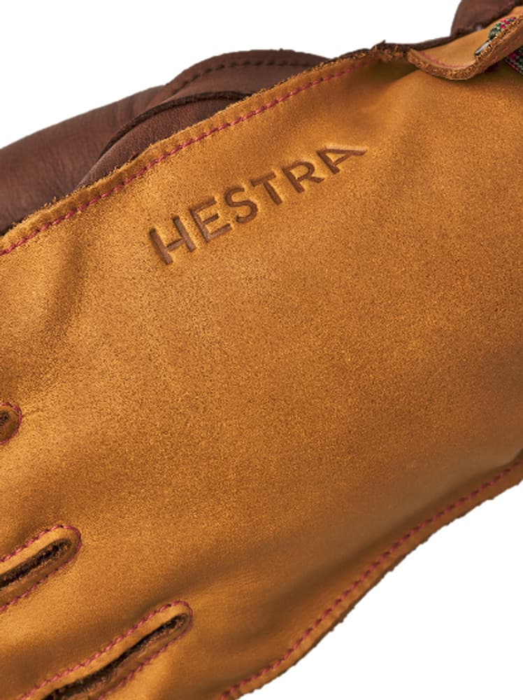 Wakayama 5 finger nahkahanskat, unisex, ruskea, view: 2