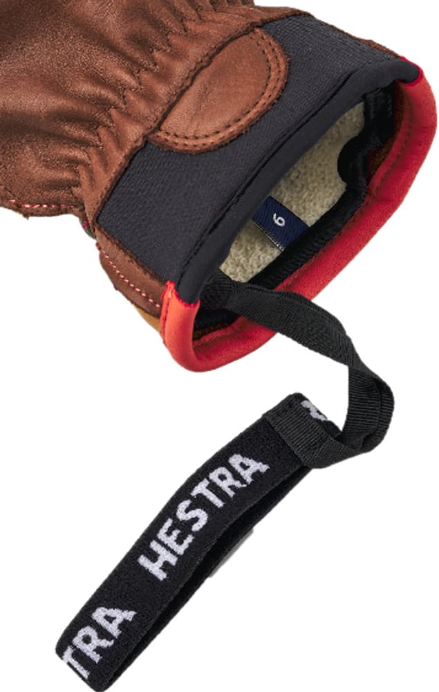 Wakayama 5 finger nahkahanskat, unisex, ruskea, view: 4