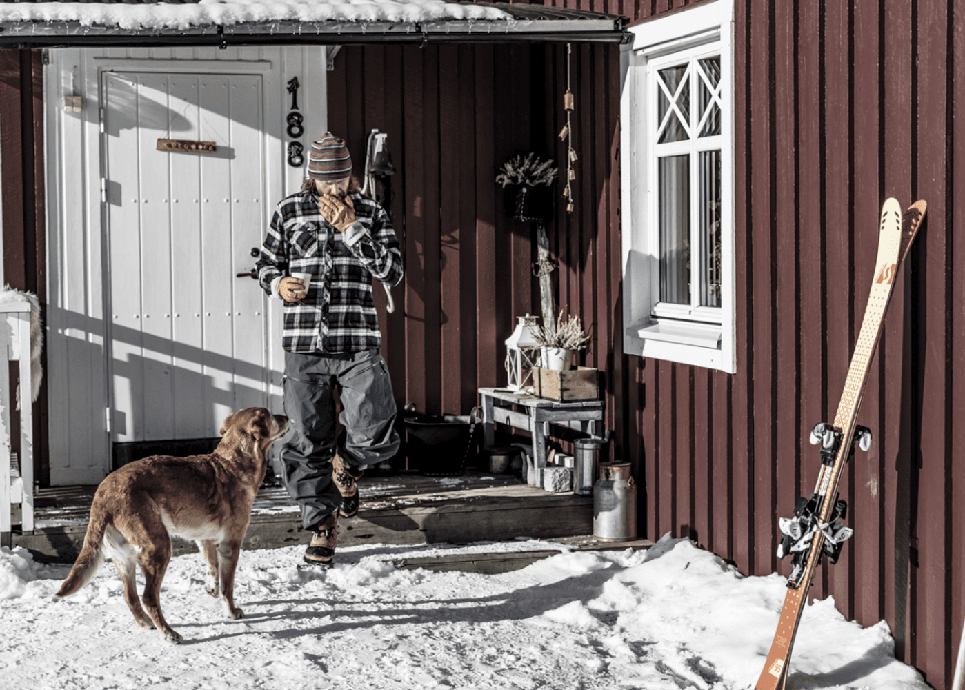 Skullman hanskat, vaaleanruskea, view: 4