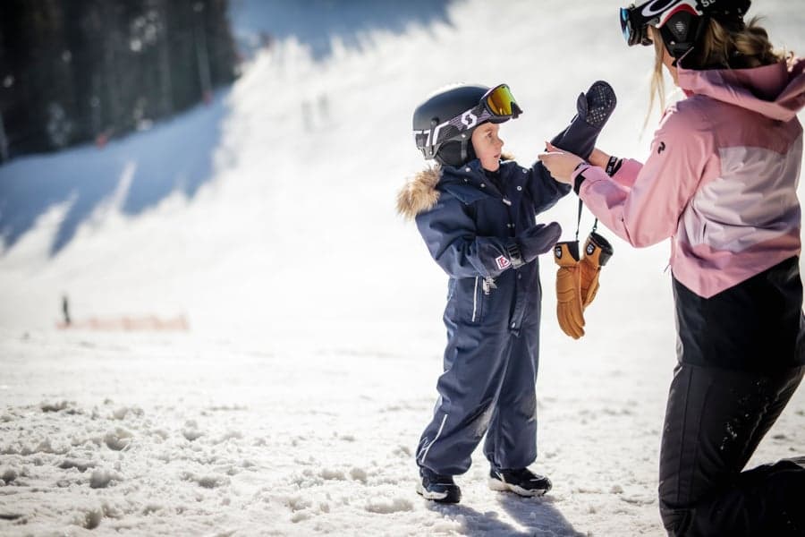 Fjellvott Junior Mitt lasten kintaat, tummansininen, view: 7
