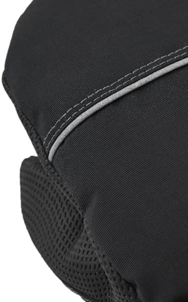 Kid's Wool Terry Mitt lasten villavuorattu kinnas, musta, view: 3