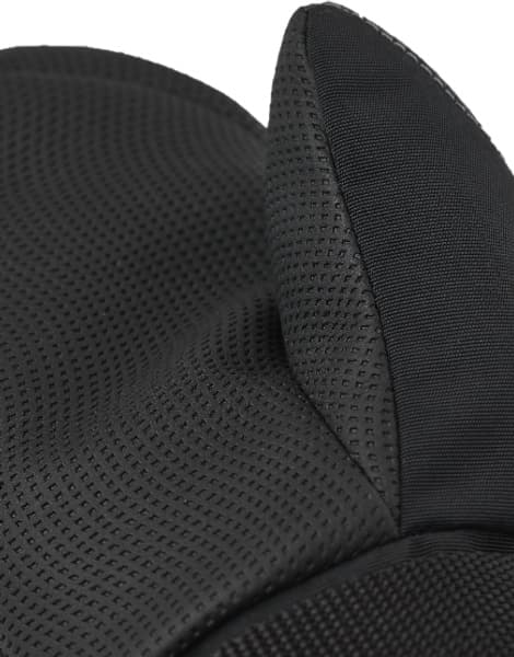 Kid's Wool Terry Mitt lasten villavuorattu kinnas, musta, view: 2