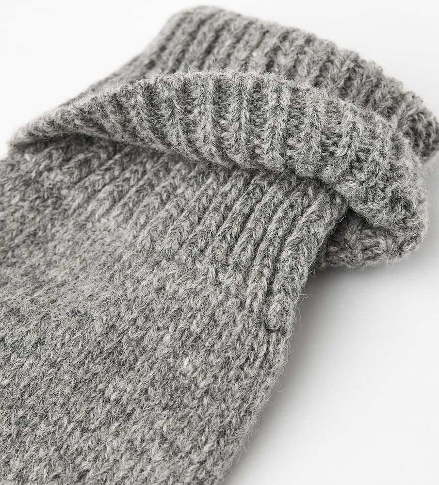 Basic Wool Half Finger käsineet, unisex, harmaa, view: 1
