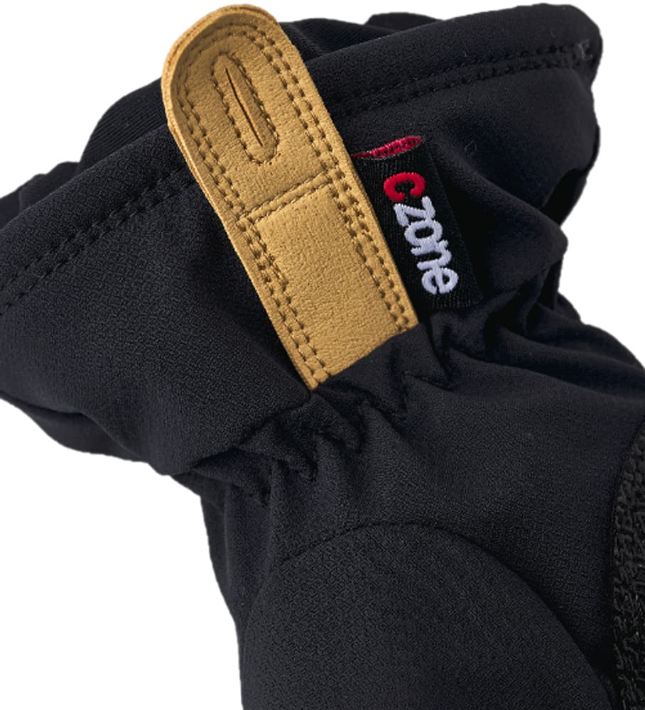 CZone Pluto Jr 5 finger lasten hanskat, musta, view: 4