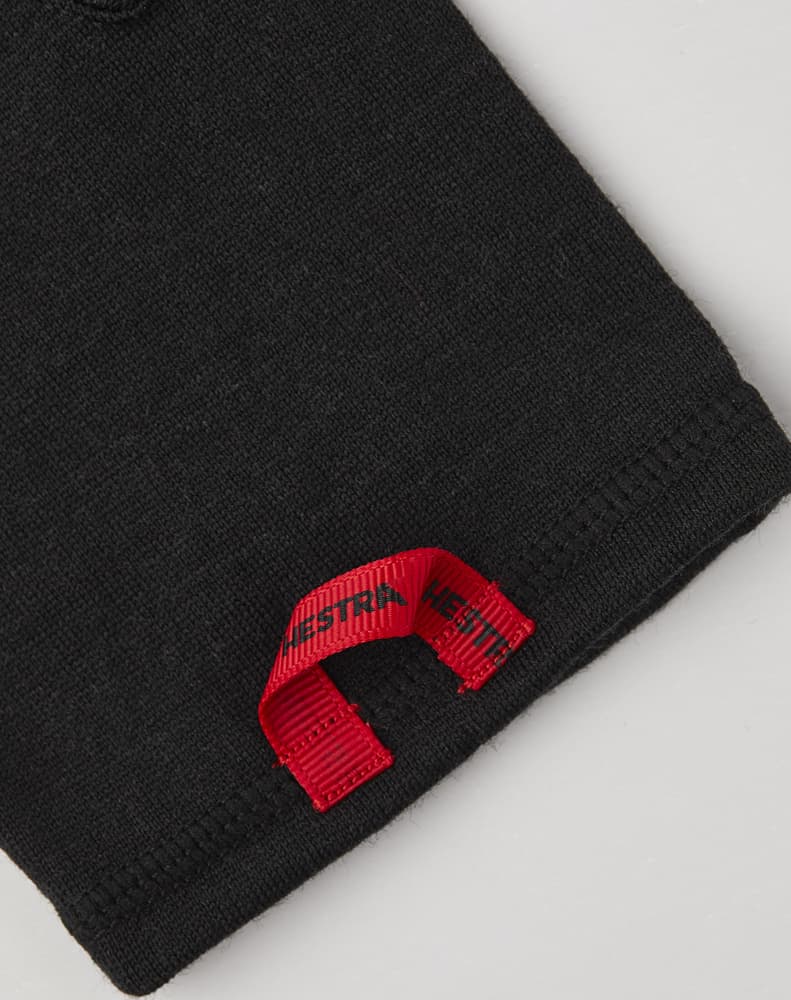 Merino Wool Liner Long pitkävartiset aluskäsineet, musta, view: 3