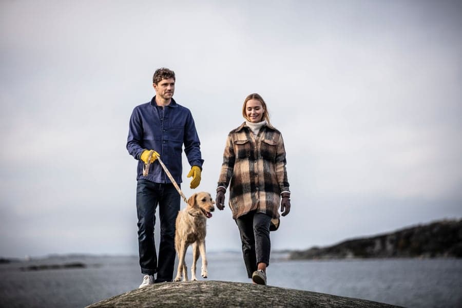 Deerskin Primaloft Rib nahkahanska, keltaruskea, view: 3