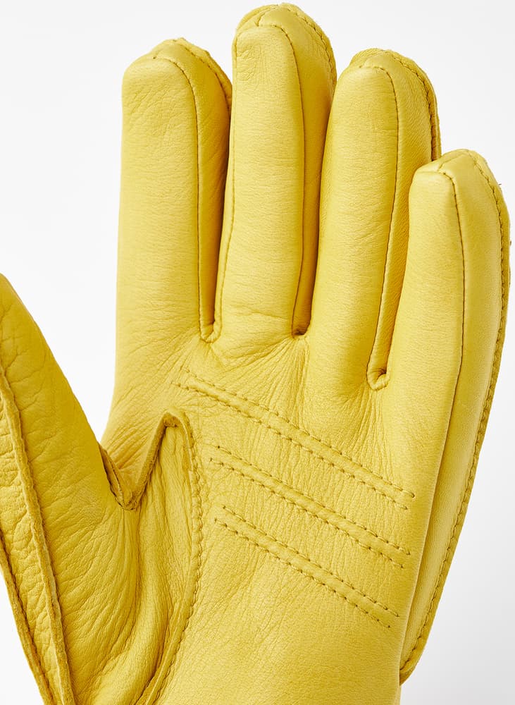 Deerskin Primaloft Rib nahkahanska, keltaruskea, view: 1