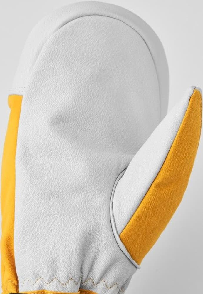 Army Leather Heli Ski Mitt -kintaat (Mustard), view: 4