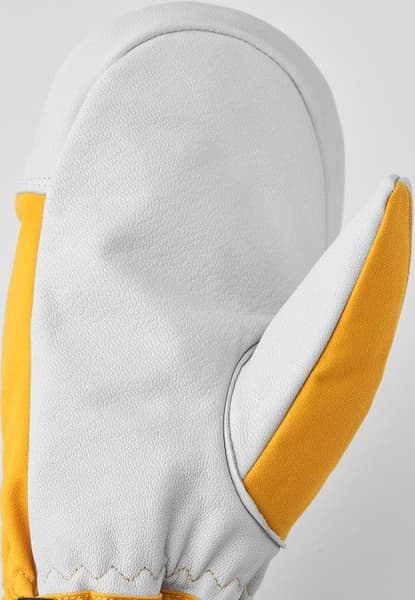 Army Leather Heli Ski Mitt -kintaat (Mustard), view: 4