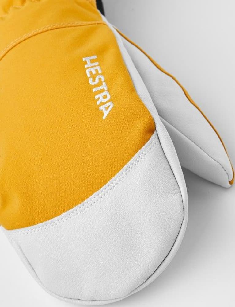 Army Leather Heli Ski Mitt -kintaat (Mustard), view: 5