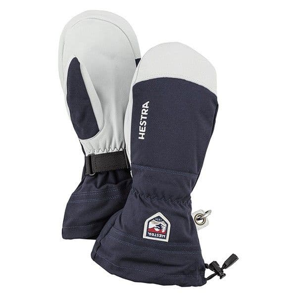 Army Leather Heli Ski Mitt Navy, view: 0