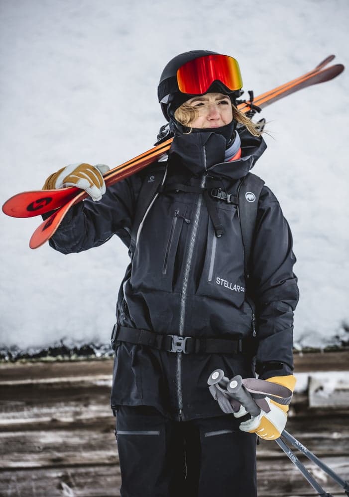 Fält Glove Ruskea/Musta, view: 2