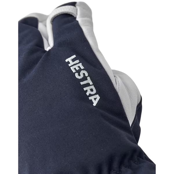 Army Leather Heli Ski 3 Finger Navy, view: 2