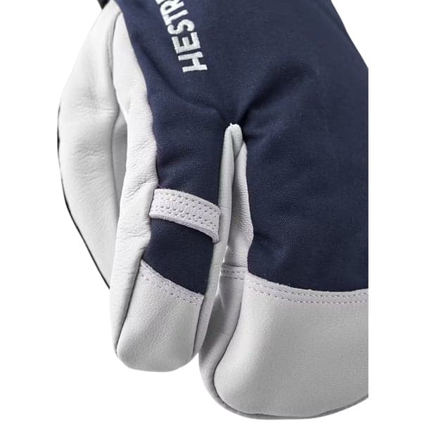 Army Leather Heli Ski 3 Finger Navy, view: 1