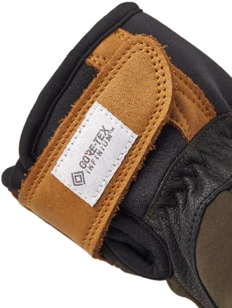 Ergo Grip Active Wool Terry 5 finger hanskat, unisex, tummanvihreä/musta, view: 2