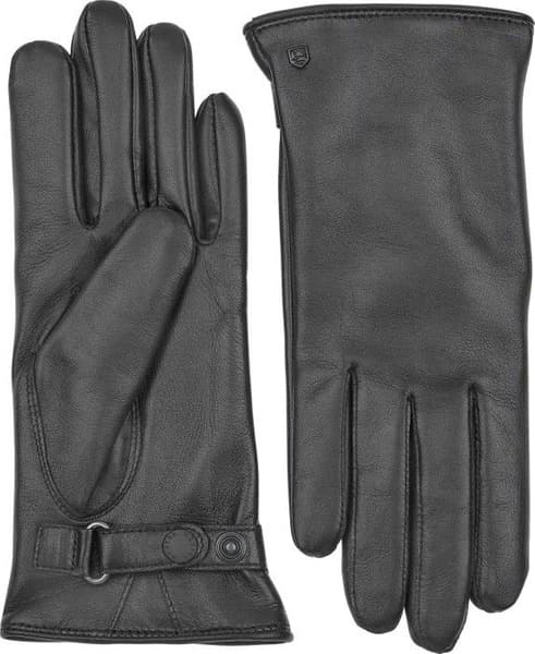 Åsa naisten nahkakäsineet, musta, view: 0