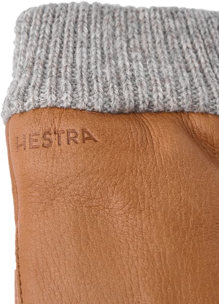 Idun Mitt hirvennahkaiset kintaat, vaaleanruskea, view: 2