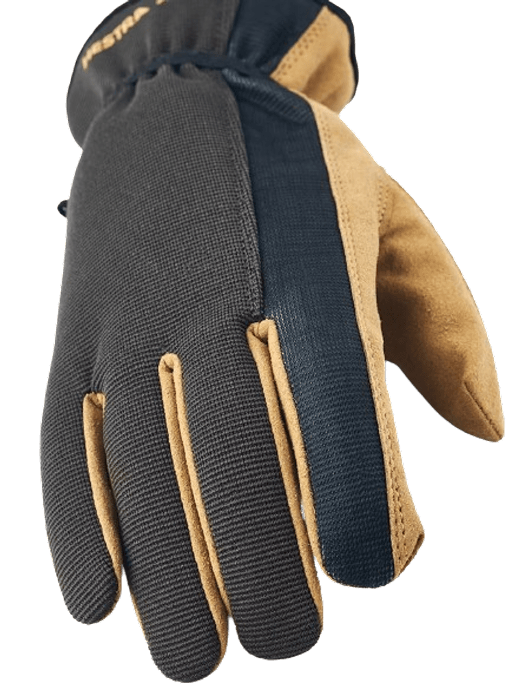Hestra JOB Terra Utility työhanskat, vaaleanruskea/harmaa, view: 2