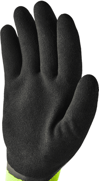 Hestra JOB Asper työhanskat, musta/neonkeltainen, view: 1