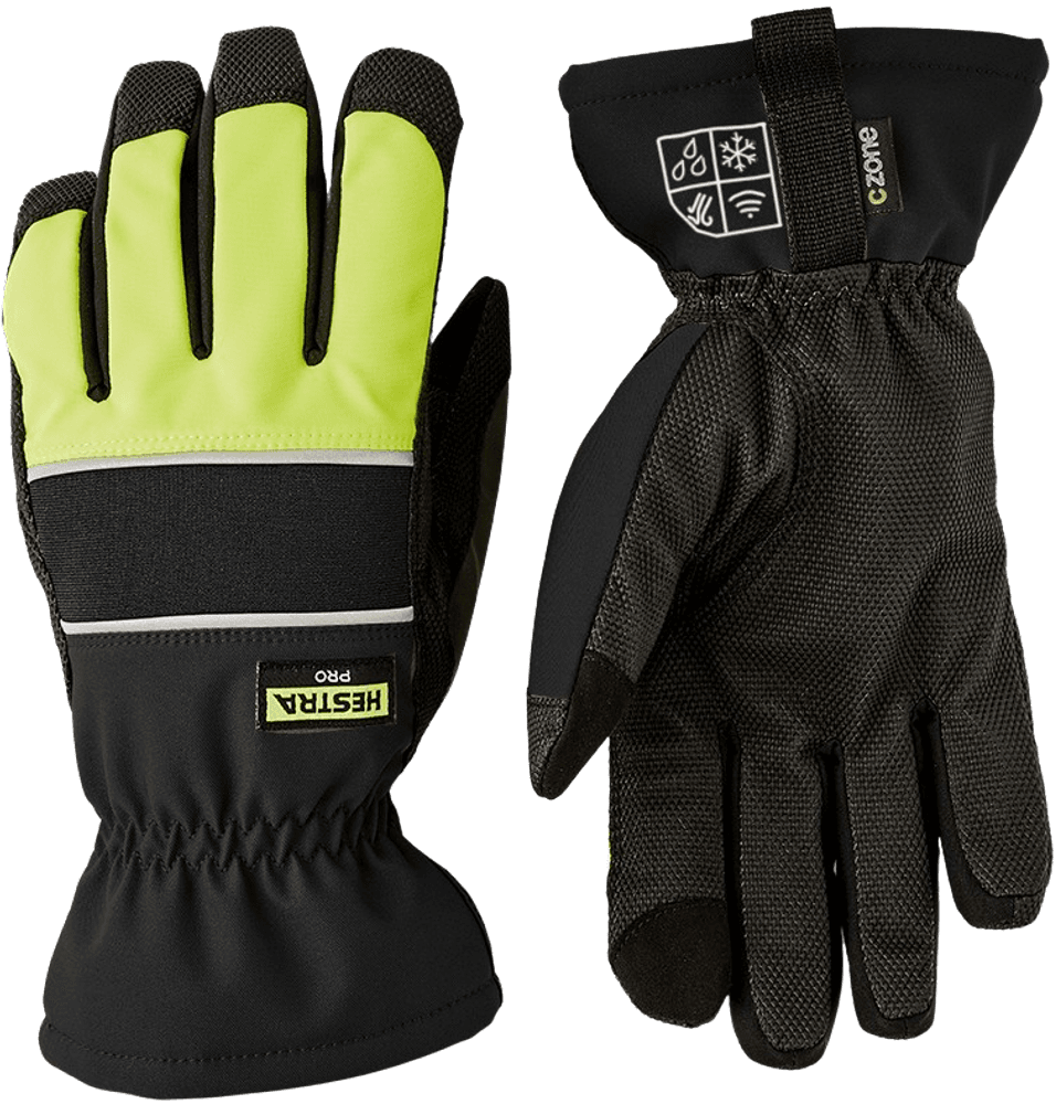 Hestra JOB Alto Czone työhanska, musta/neonkeltainen, view: 0