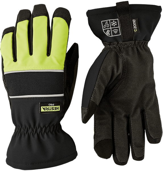 Hestra JOB Alto Czone työhanska, musta/neonkeltainen, view: 0