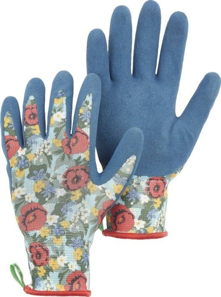 Hestra JOB Garden Latex Dip Puutarhahanska Punainen Print, view: 0