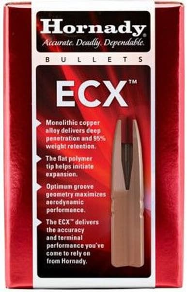 ECX Bullets 22 Cal (.224) kiväärin luodit, 50 grainia, 50 kpl, view: 0