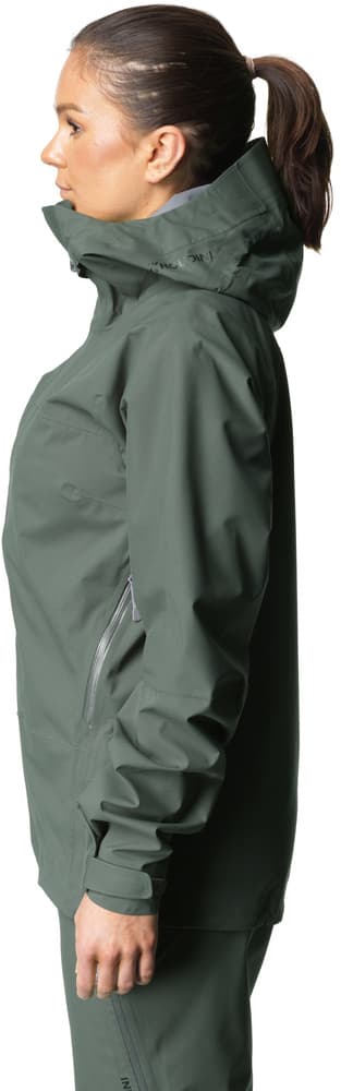 BFF Jacket naisten kuoritakki, vihreäharmaa, view: 2