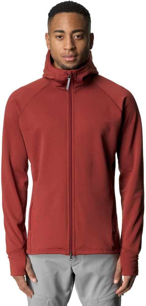 Power Houdi fleecetakki, Deep Red, view: 1