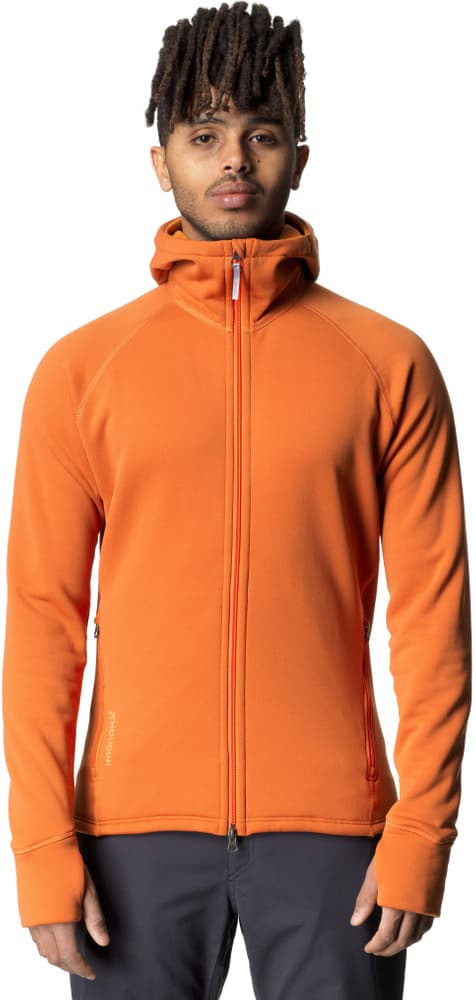 Power Houdi fleecetakki, Burned Orange, view: 1