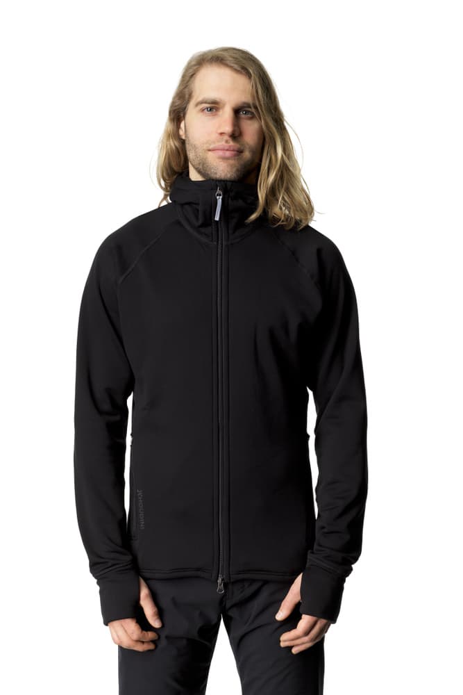 Power Houdi fleecetakki, True Black/True Black, view: 1