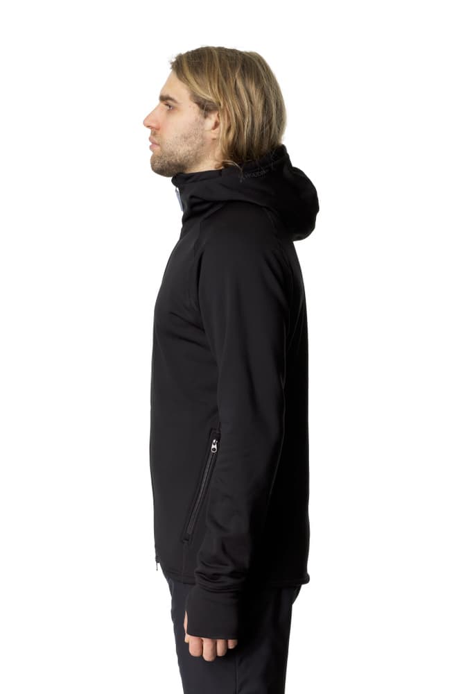 Power Houdi fleecetakki, True Black/True Black, view: 2